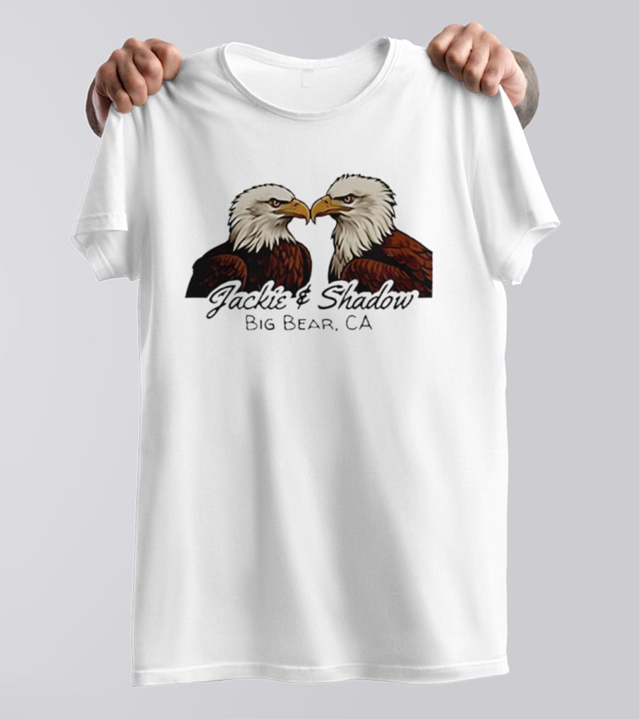 Jackie And Shadow Bald Eagles Big Bear CA Wildlife Pair T-Shirt