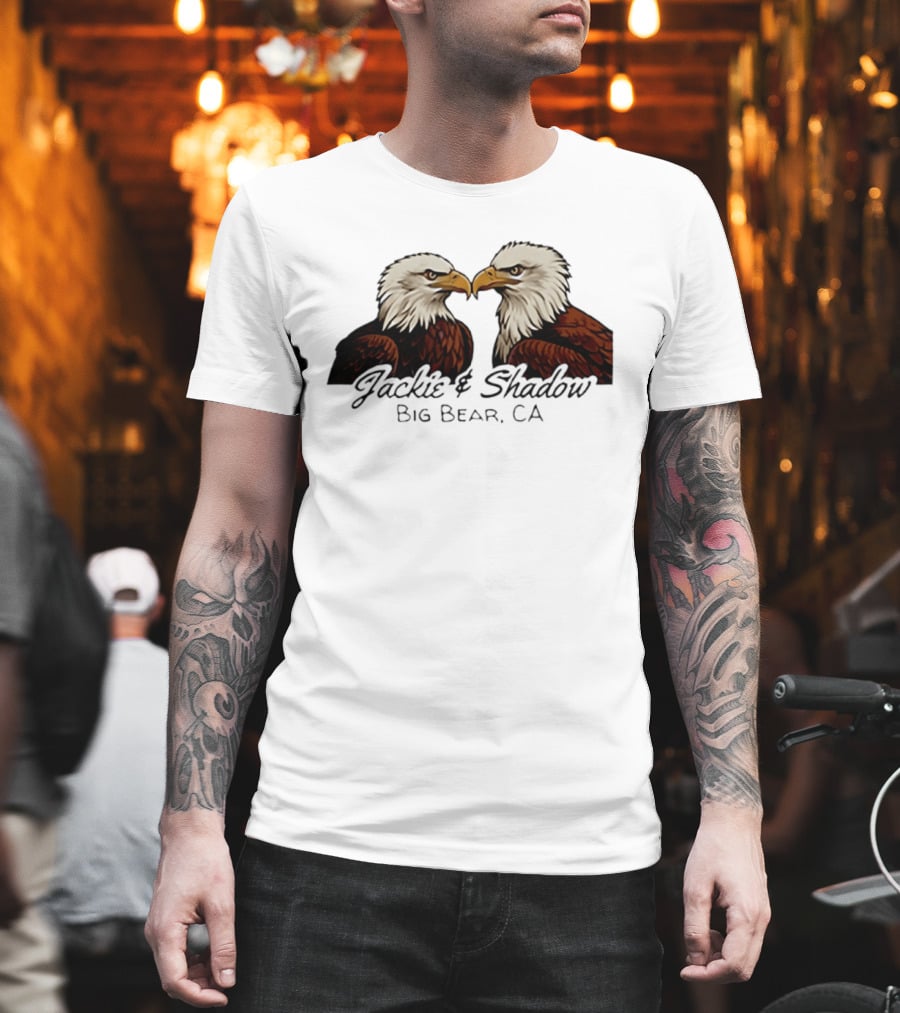 Jackie And Shadow Bald Eagles Big Bear CA Wildlife Pair T-Shirt