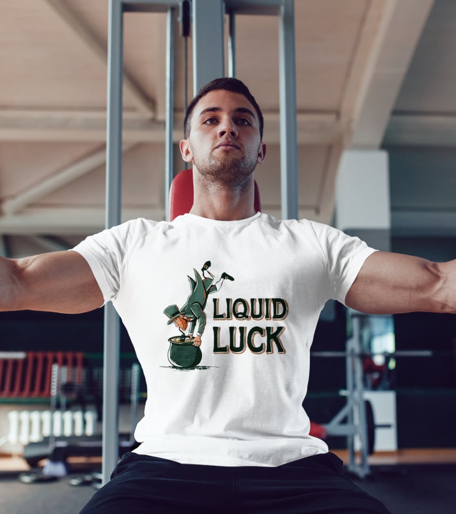 Liquid Luck Pot Of Gold St. Patrick's Day Leprechaun T-Shirt