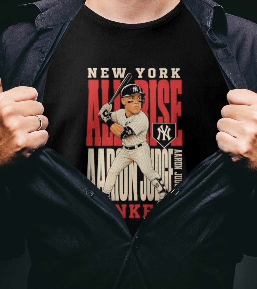 New York Yankees Aaron Judge 2026 Season Caricature T-Shirt