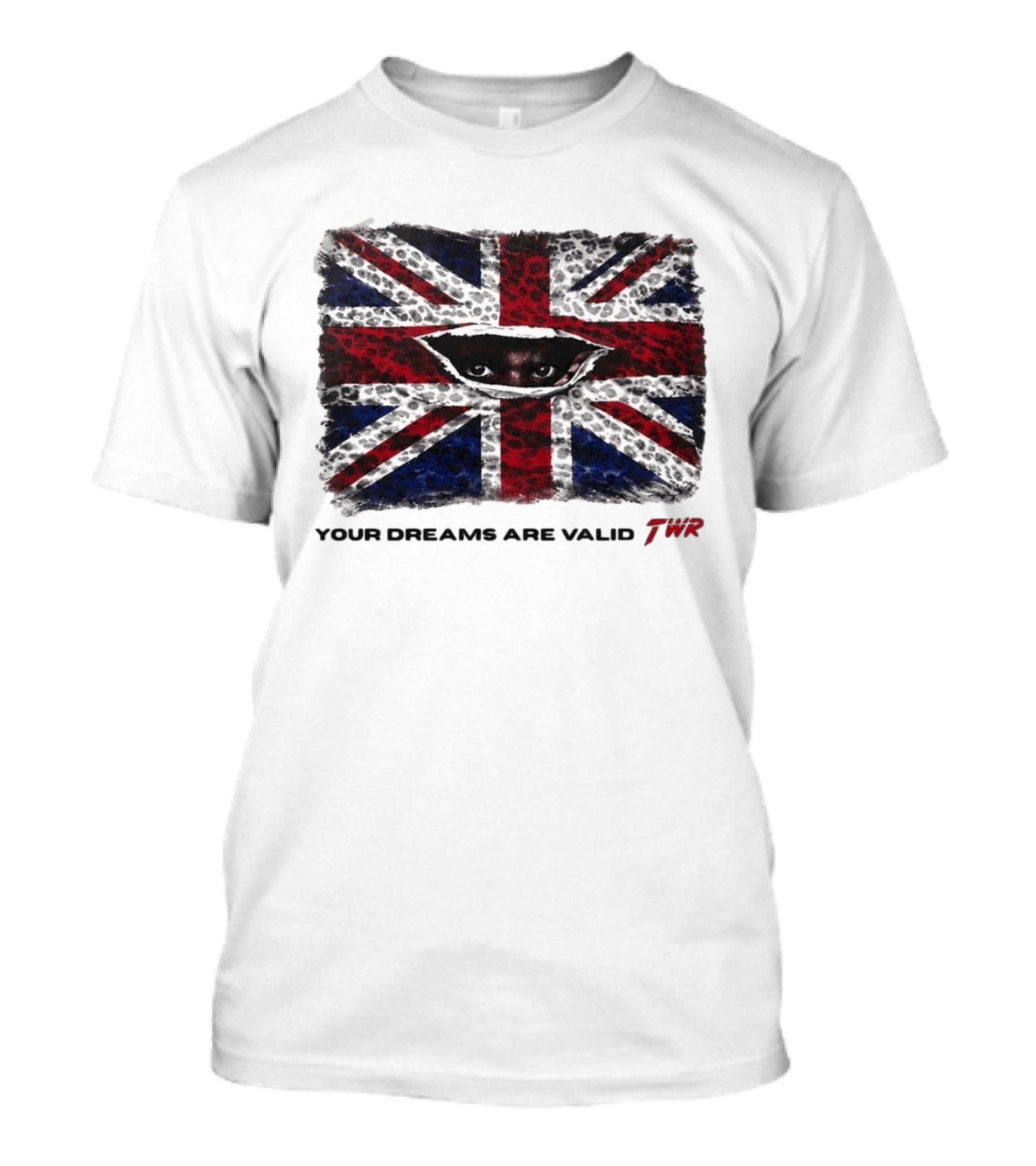 Your Dreams Are Valid TWR Union Jack Eyes T-Shirt