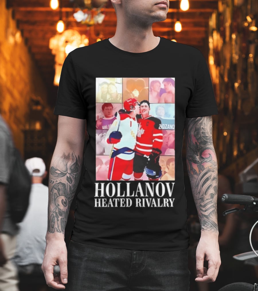 Hollanov Heated Rivalry Hockey Romance 90210ando Walliam 993 T-Shirt
