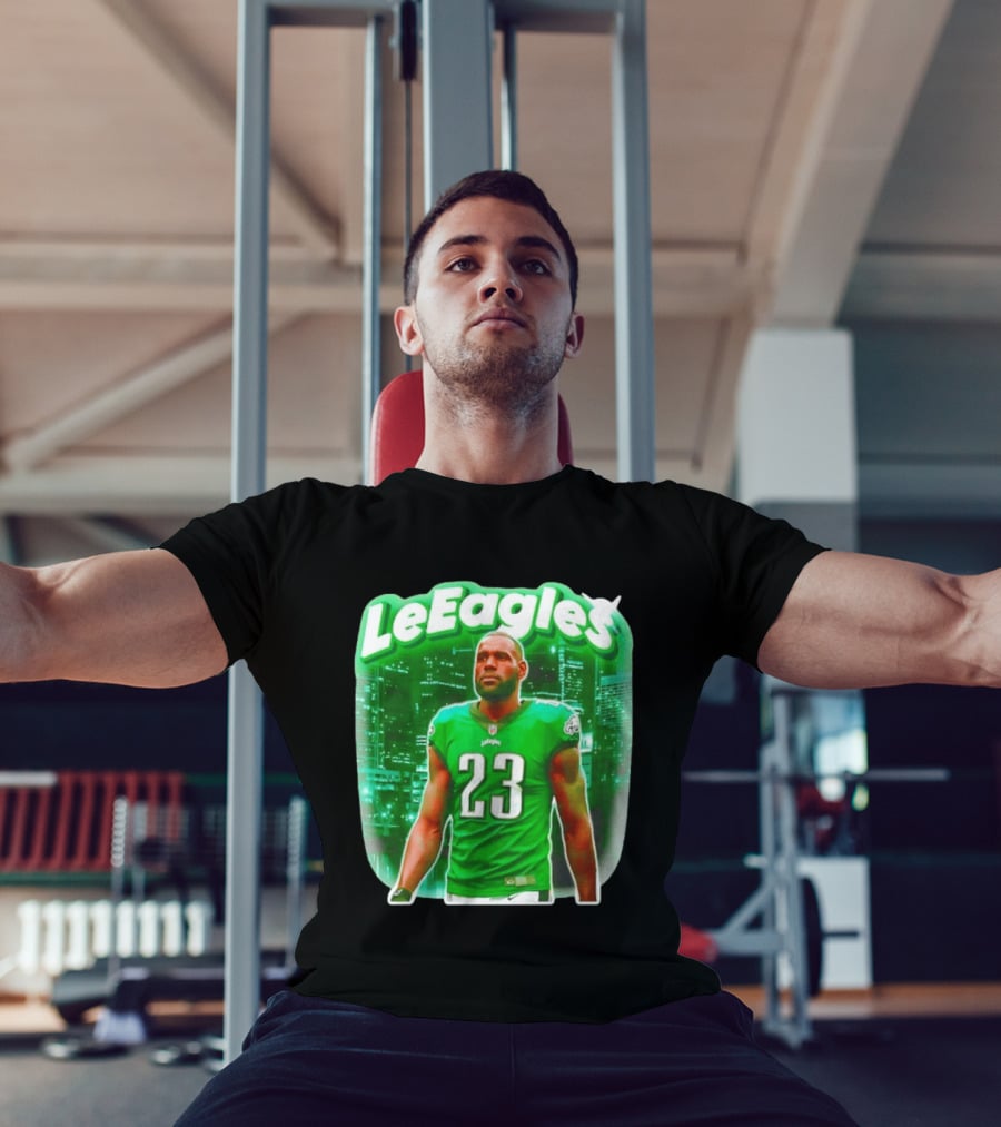 LeBron James LeEagles Philadelphia Eagles 23 Jersey T-Shirt