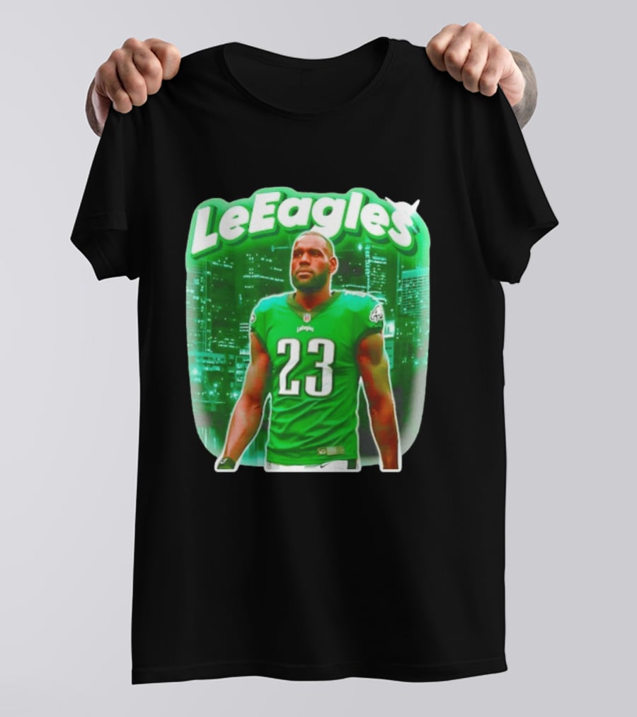 LeBron James LeEagles Philadelphia Eagles 23 Jersey T-Shirt