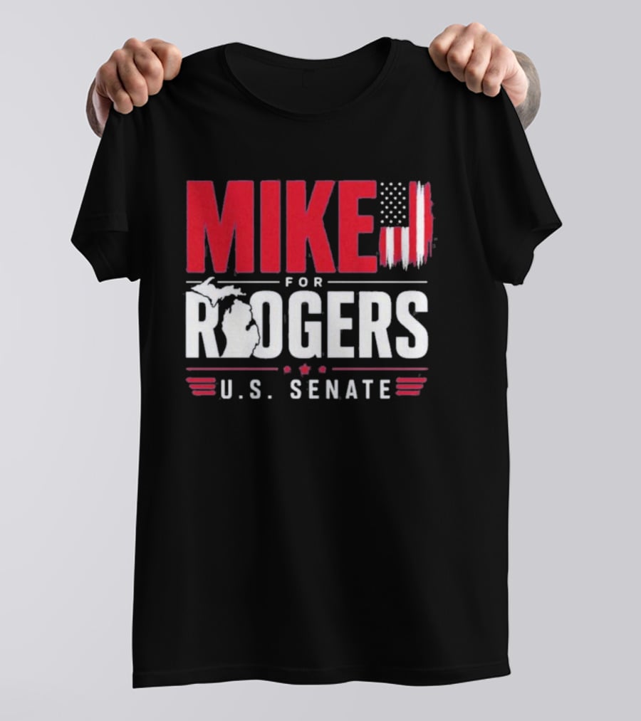 Mike Rogers U.S. Senate Campaign American Flag T-Shirt