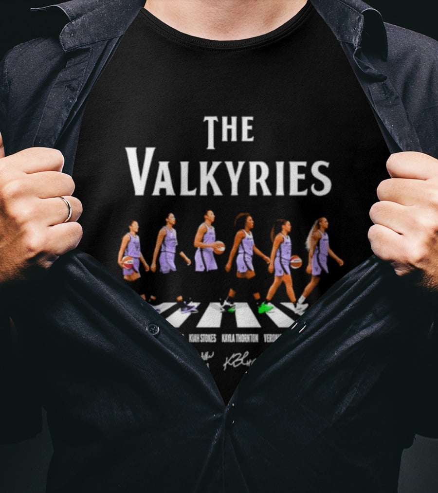 The Valkyries Kaitlyn Chen Janelle Salaün Kiah Stokes Kayla Thornton Veronica Burton Gabby Williams T-Shirt