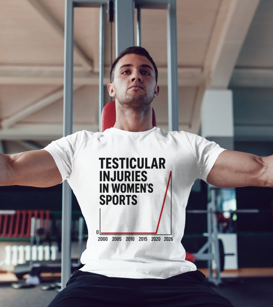 Testicular Injuries In Women's Sports 2000 2026 Graph T-Shirt