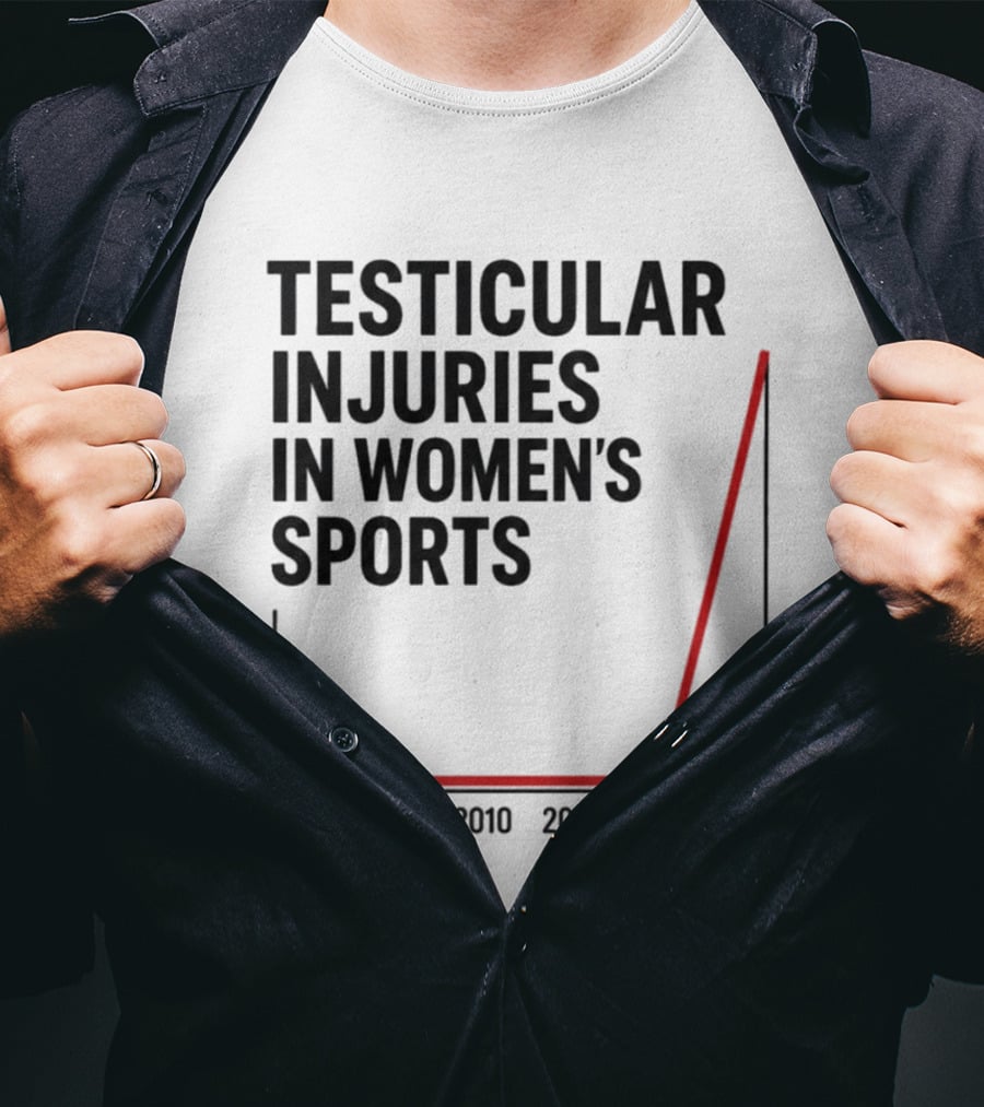 Testicular Injuries In Women's Sports 2000 2026 Graph T-Shirt