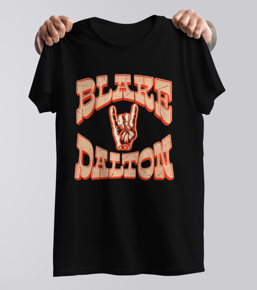 Blake Dalton Hook Em Hand Gesture T-Shirt