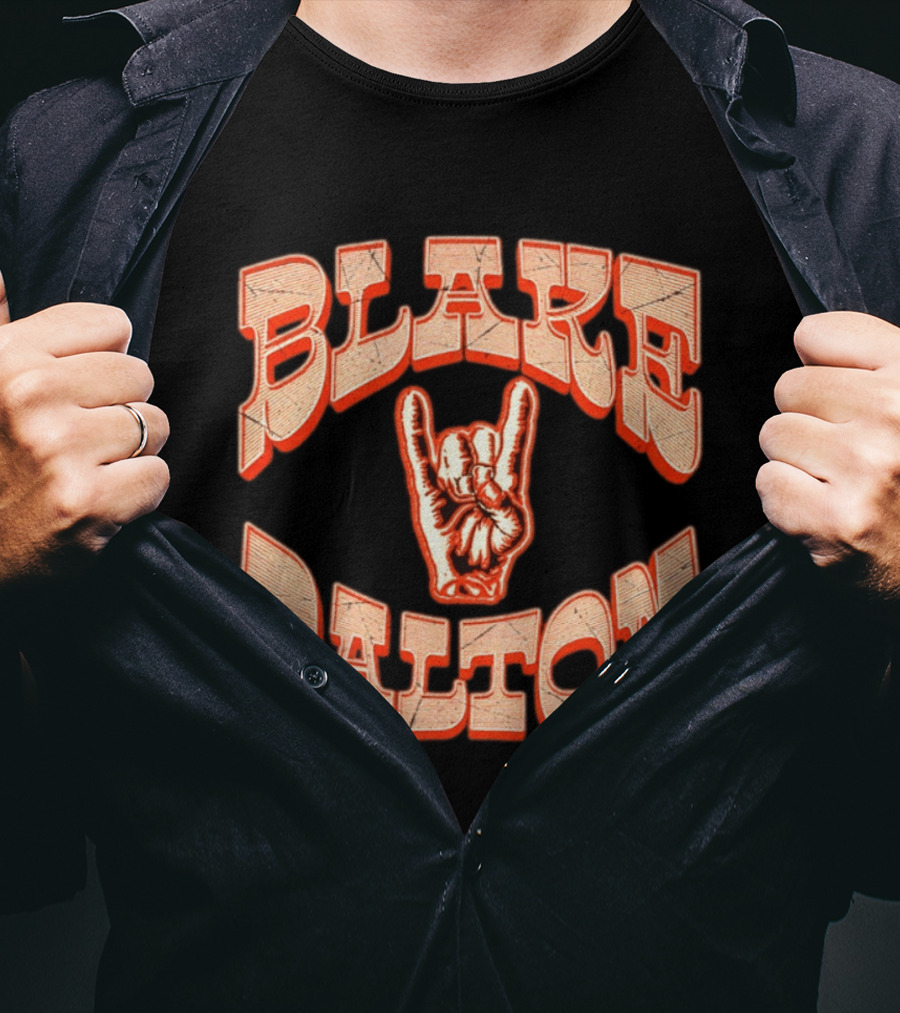 Blake Dalton Hook Em Hand Gesture T-Shirt