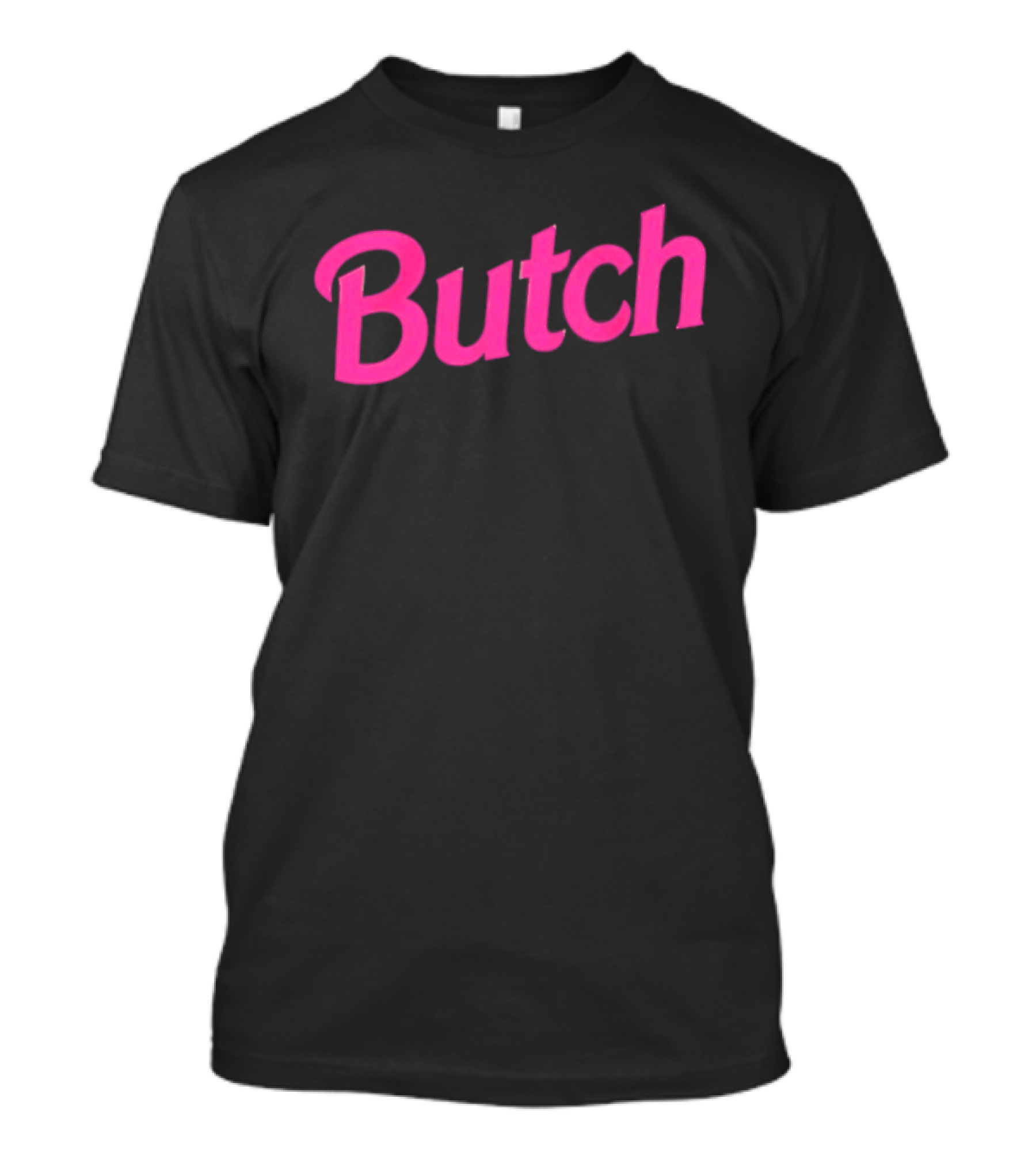 Butch Lesbian LGBTQ Pride Bold Pink T-Shirt