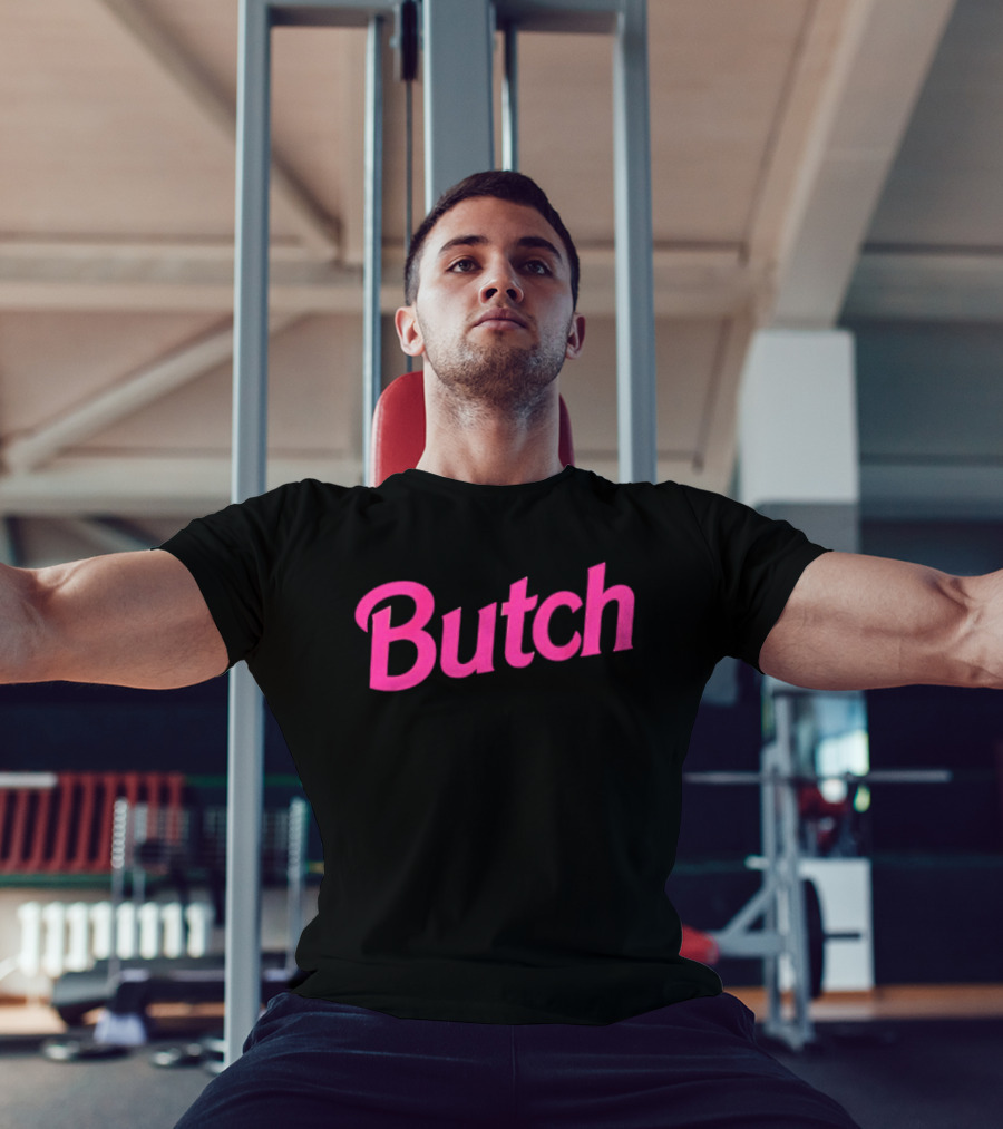 Butch Lesbian LGBTQ Pride Bold Pink T-Shirt