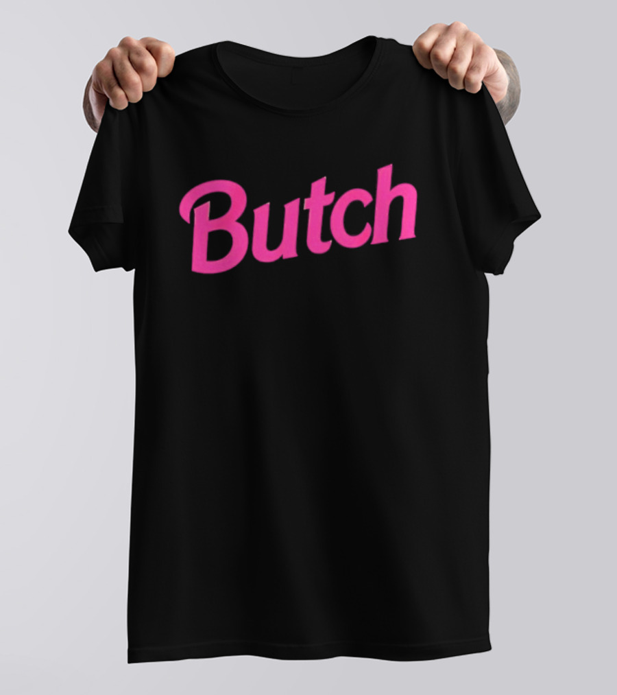 Butch Lesbian LGBTQ Pride Bold Pink T-Shirt