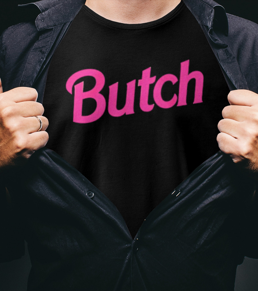 Butch Lesbian LGBTQ Pride Bold Pink T-Shirt