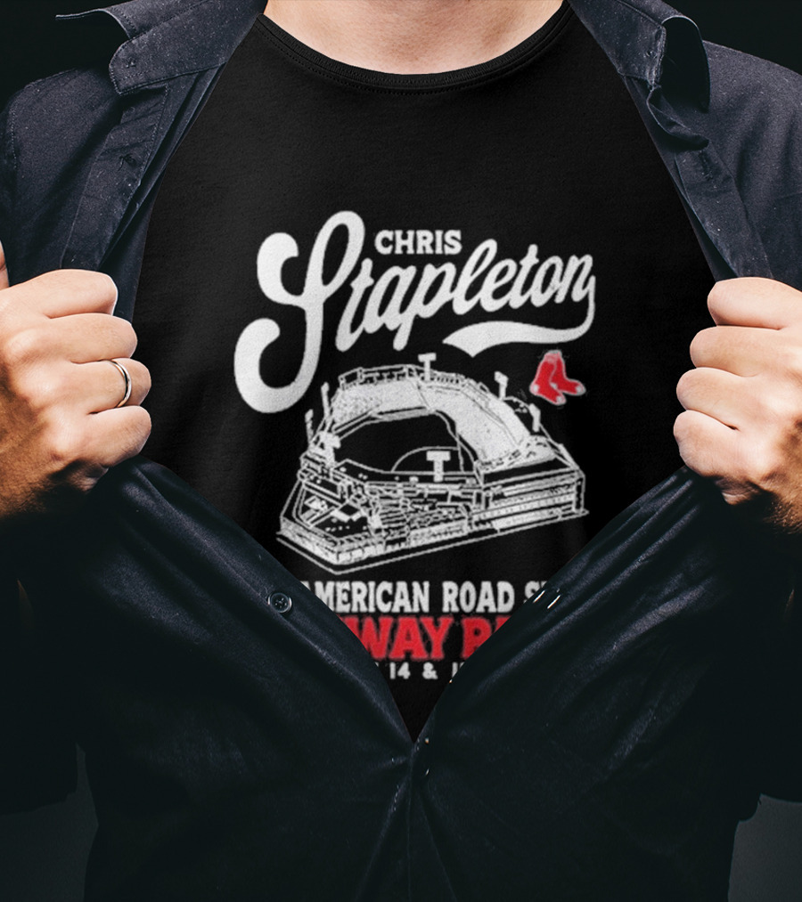 Chris Stapleton All American Road Show Fenway Park August 14 15 2026 T-Shirt