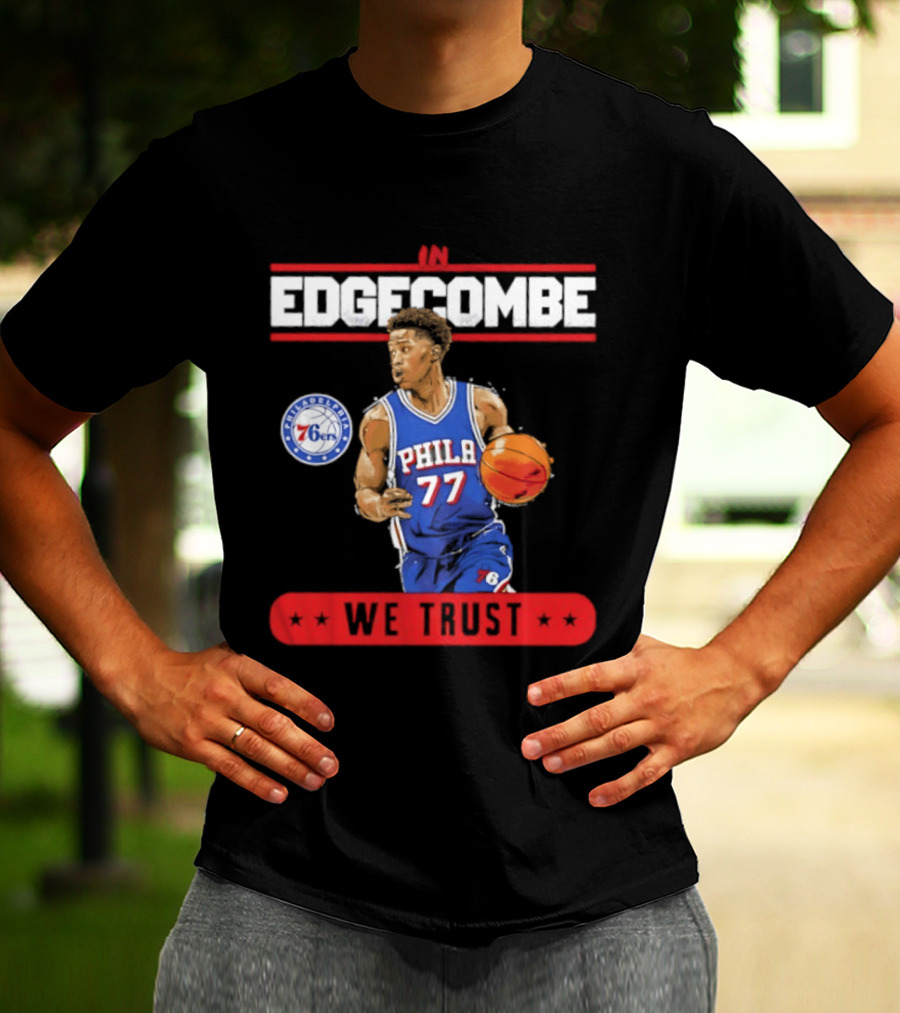 Philadelphia 76ers VJ Edgecombe In Edgecombe We Trust T-Shirt