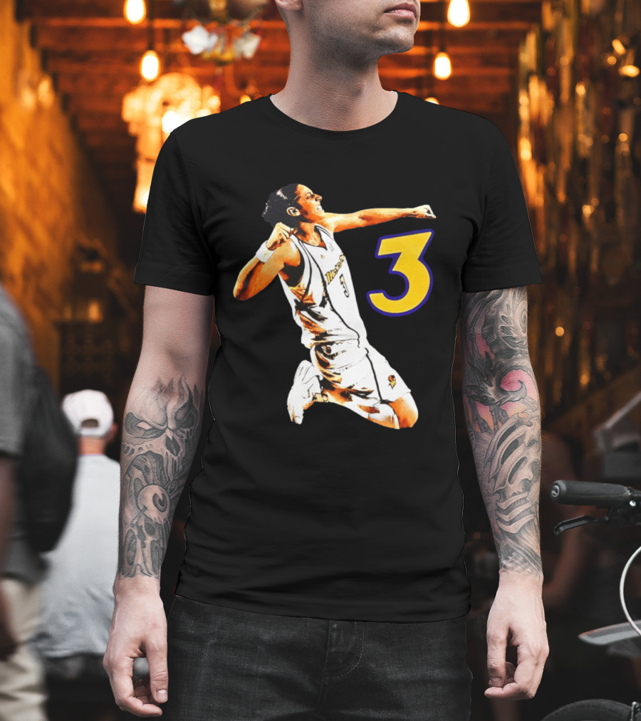 Diana Taurasi 3 Phoenix Mercury Basketball Legend Iconic Celebration T-Shirt
