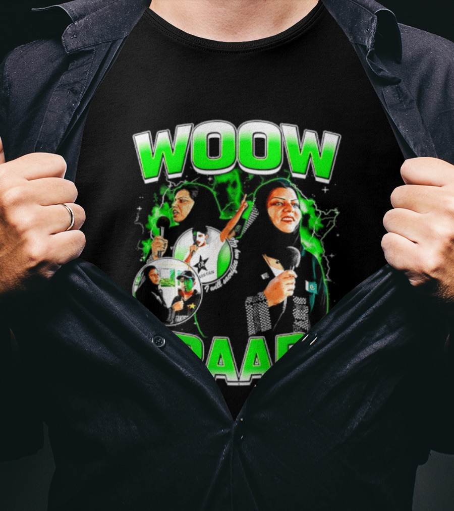 WOOW Graape I Will Sacrifice My Life For Pakistan Enthusiastically T-Shirt