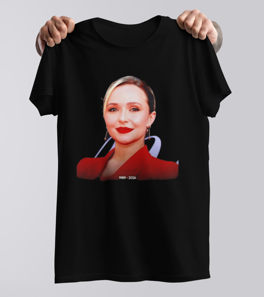 In Memory Of Hayden Panettiere 1989 2026 T-Shirt
