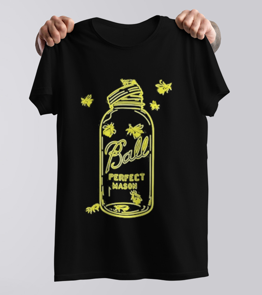 Ball Perfect Mason Jar Firefly Glow T-Shirt