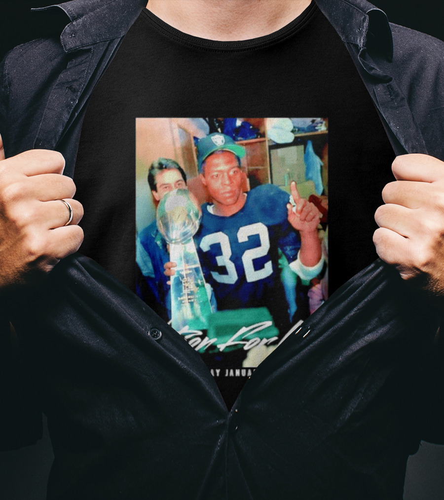 Marcus Allen Nation For Life Black Sunday January 22 1984 T-Shirt