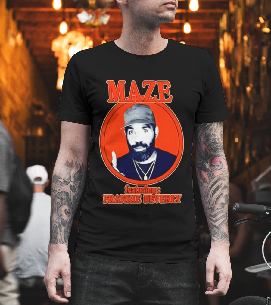 Maze Featuring Frankie Beverly Iconic Soul R&B T-Shirt
