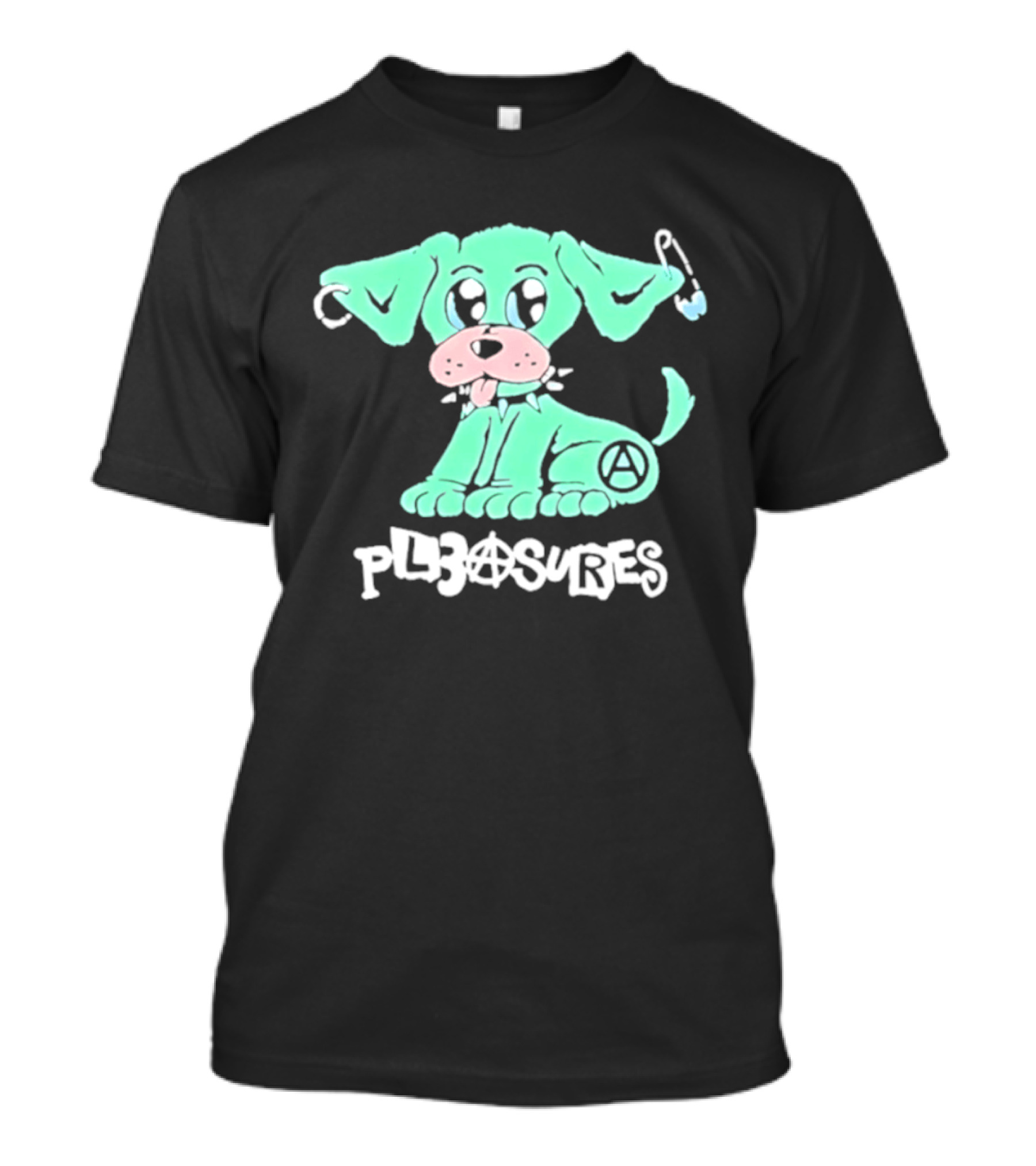 Pleasures Ruff Neon Dog Safety Pin T-Shirt
