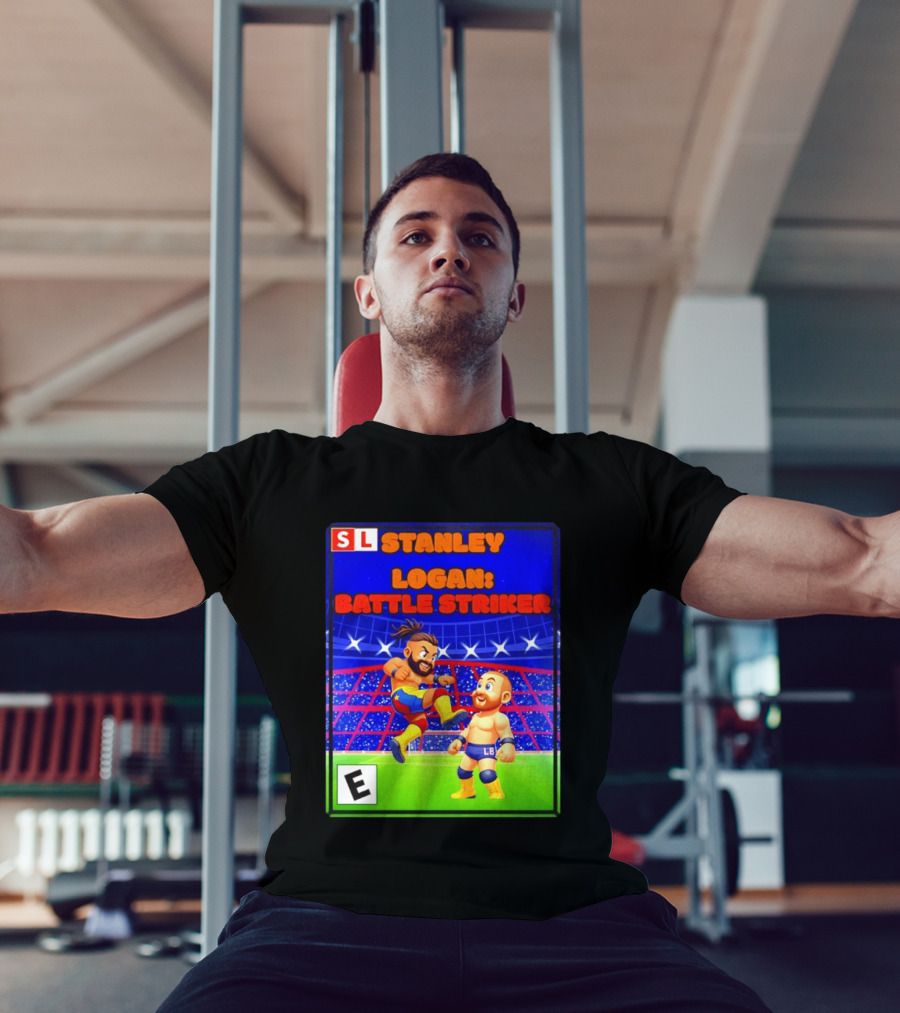 Stanley Logan Battle Striker Wrestling Game Cover T-Shirt