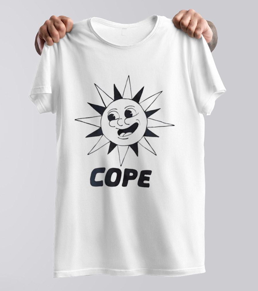Cope Happy Sun Face Smiling Sunburst T-Shirt