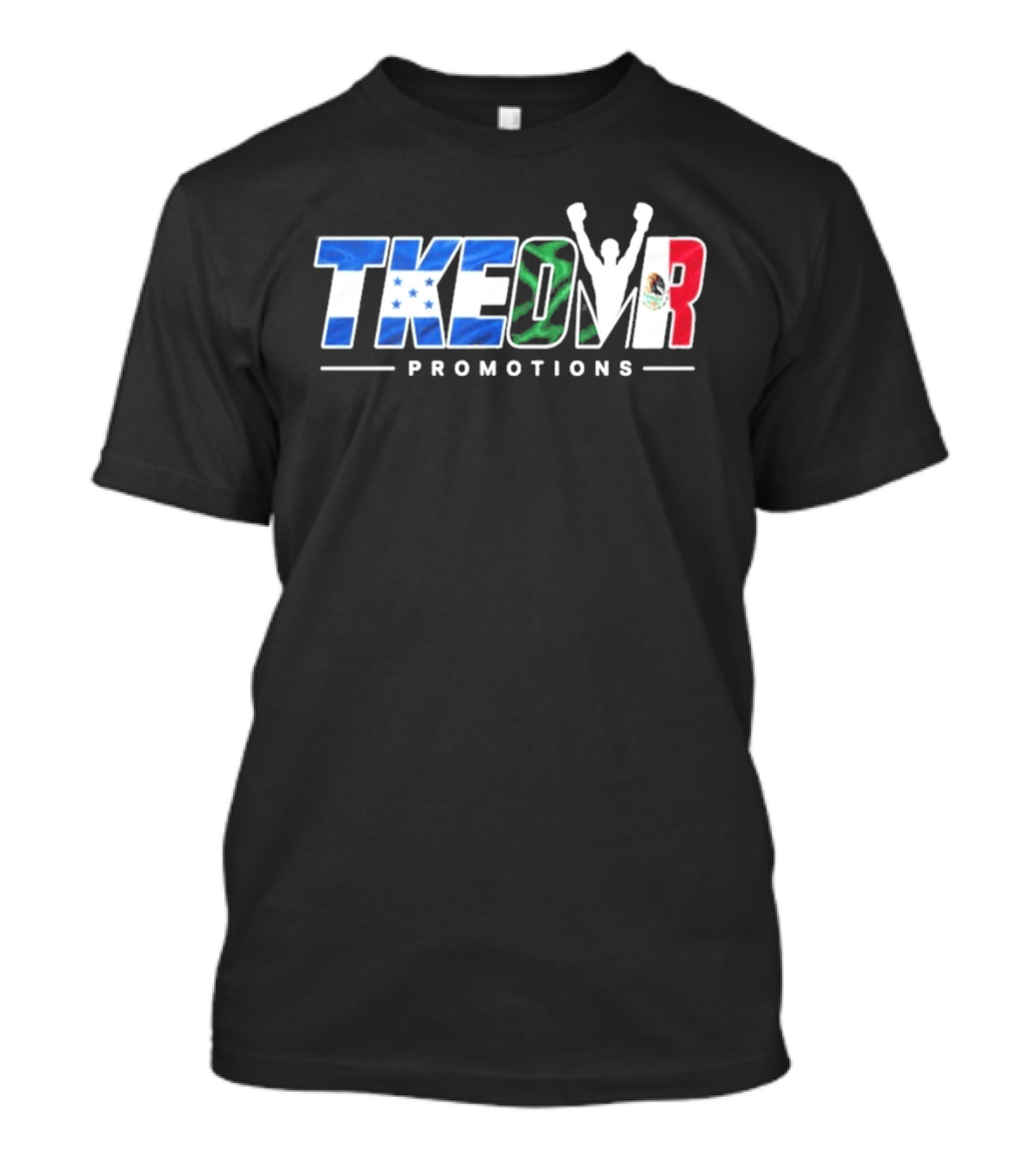 TKEOVR Promotions Honduras And Mexico Flags Celebratory T-Shirt