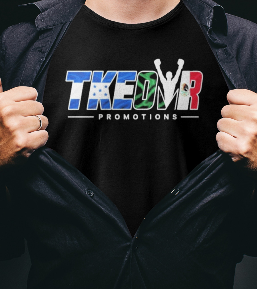 TKEOVR Promotions Honduras And Mexico Flags Celebratory T-Shirt