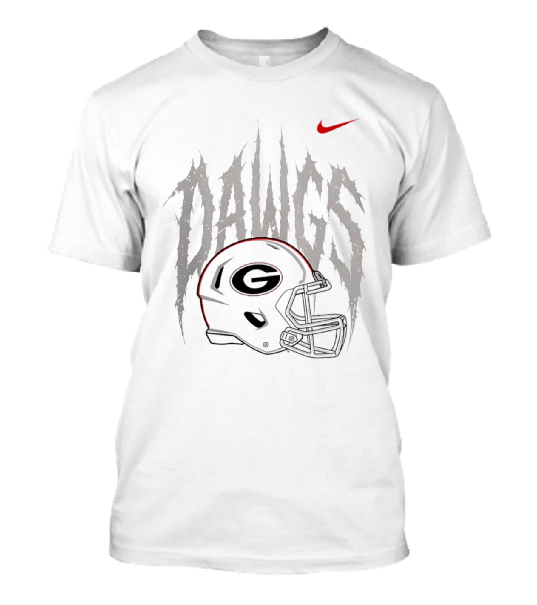 Nike Georgia Bulldogs Dawgs Helmet G T-Shirt