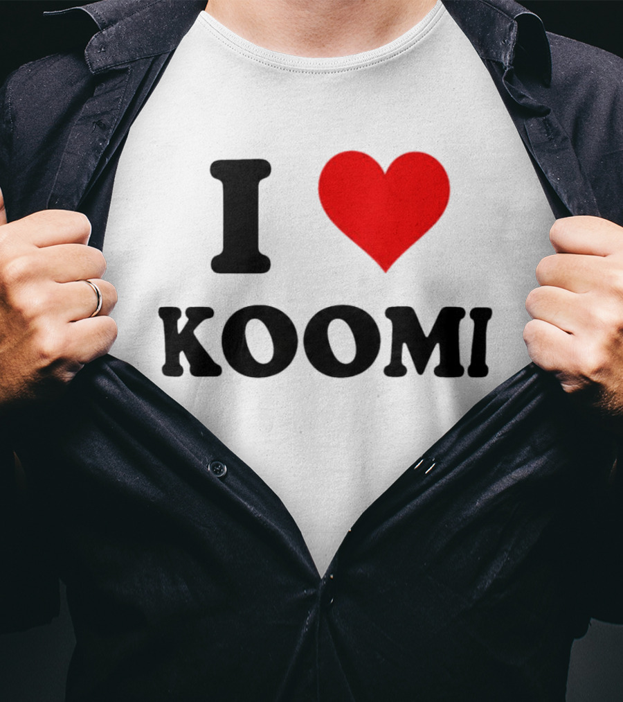 I Heart Koomi Bold Love T-Shirt