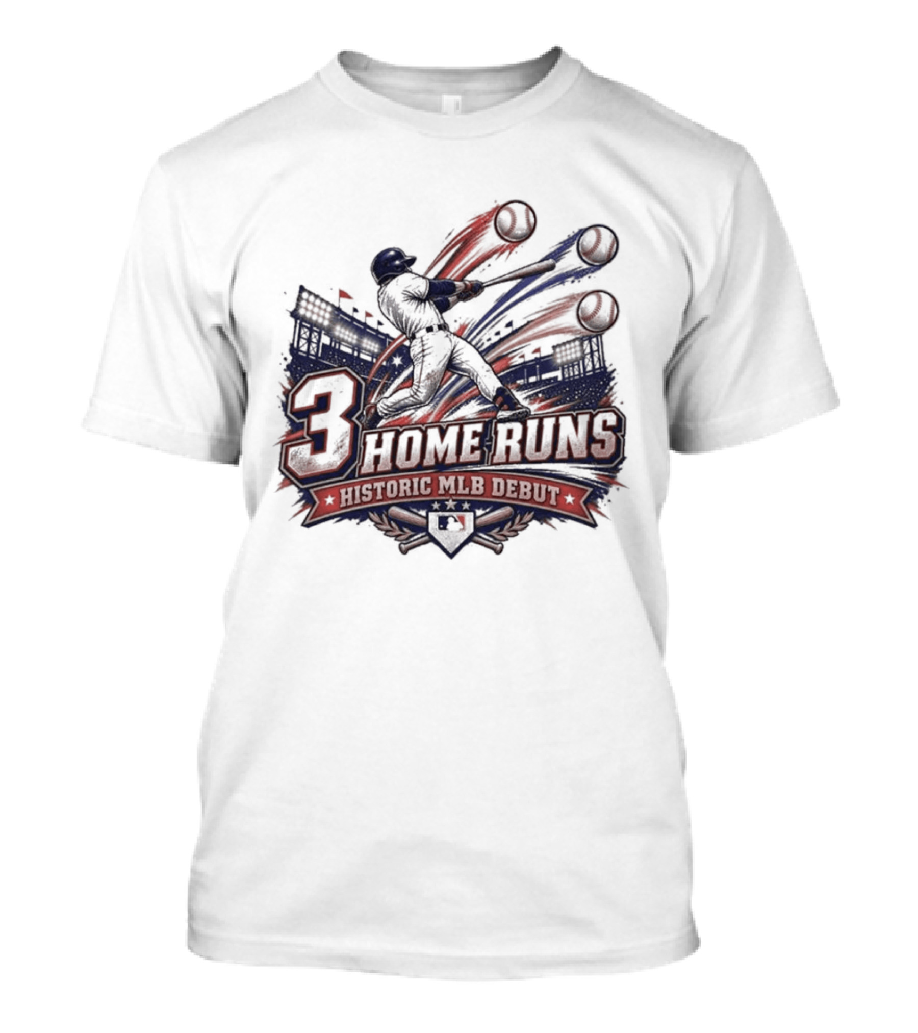 3 Home Runs Historic MLB Debut T-Shirt