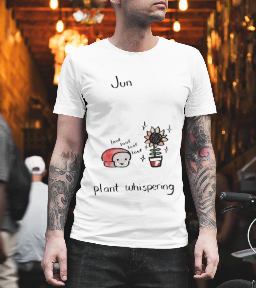 Jun Plant Whispering Bread Sunflower Loof Visual T-Shirt
