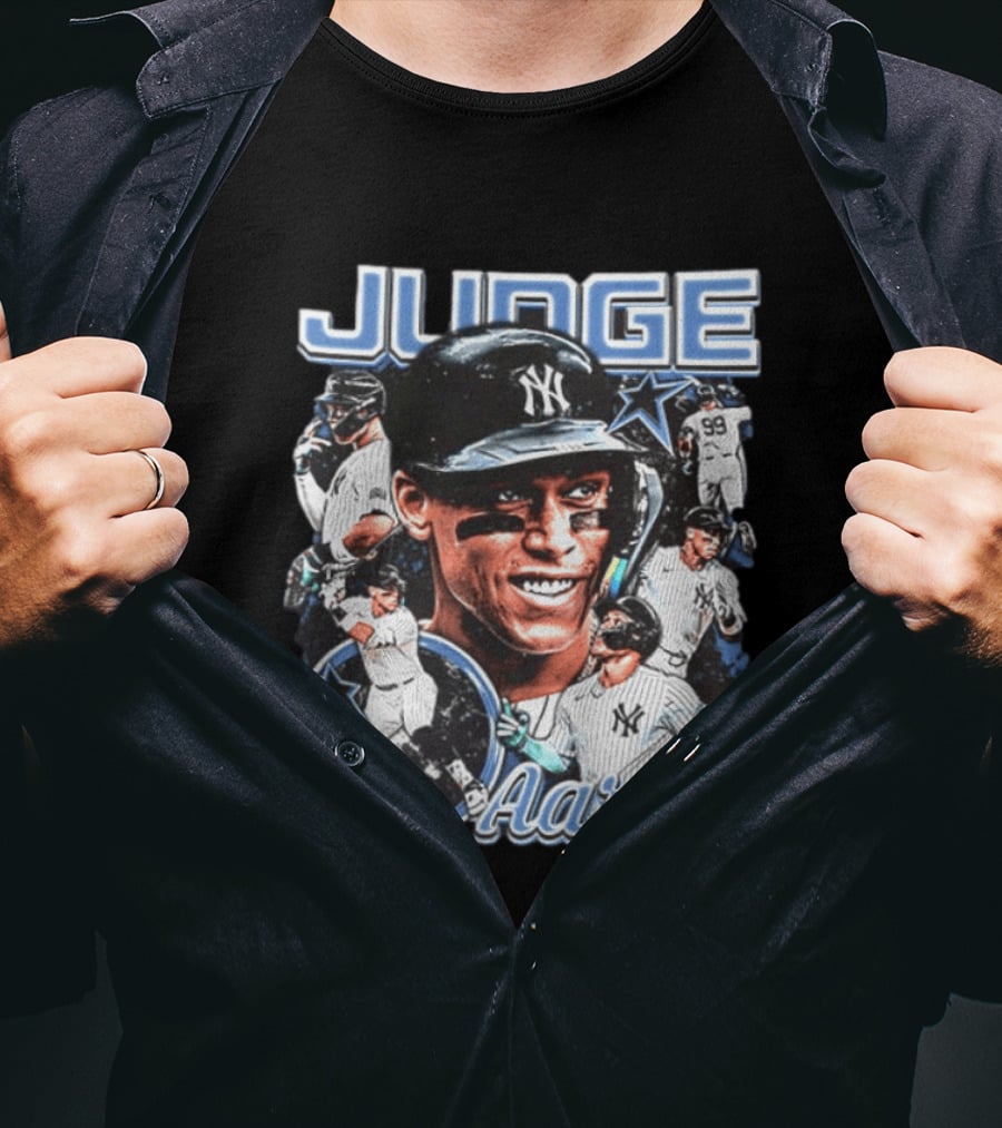 Aaron Judge New York Yankees Baseball Star Player Highlights 2026 T-Shirt