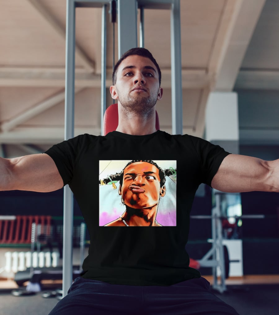 ASAP Rocky Hip Hop Rap Mob Pouty Face Meme T-Shirt
