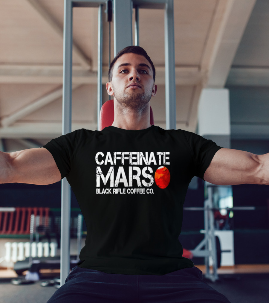 Caffeinate Mars Black Rifle Coffee Co Red Planet T-Shirt