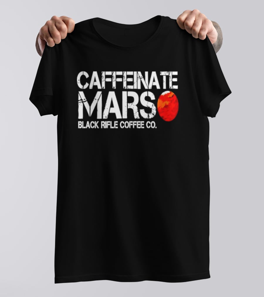 Caffeinate Mars Black Rifle Coffee Co Red Planet T-Shirt