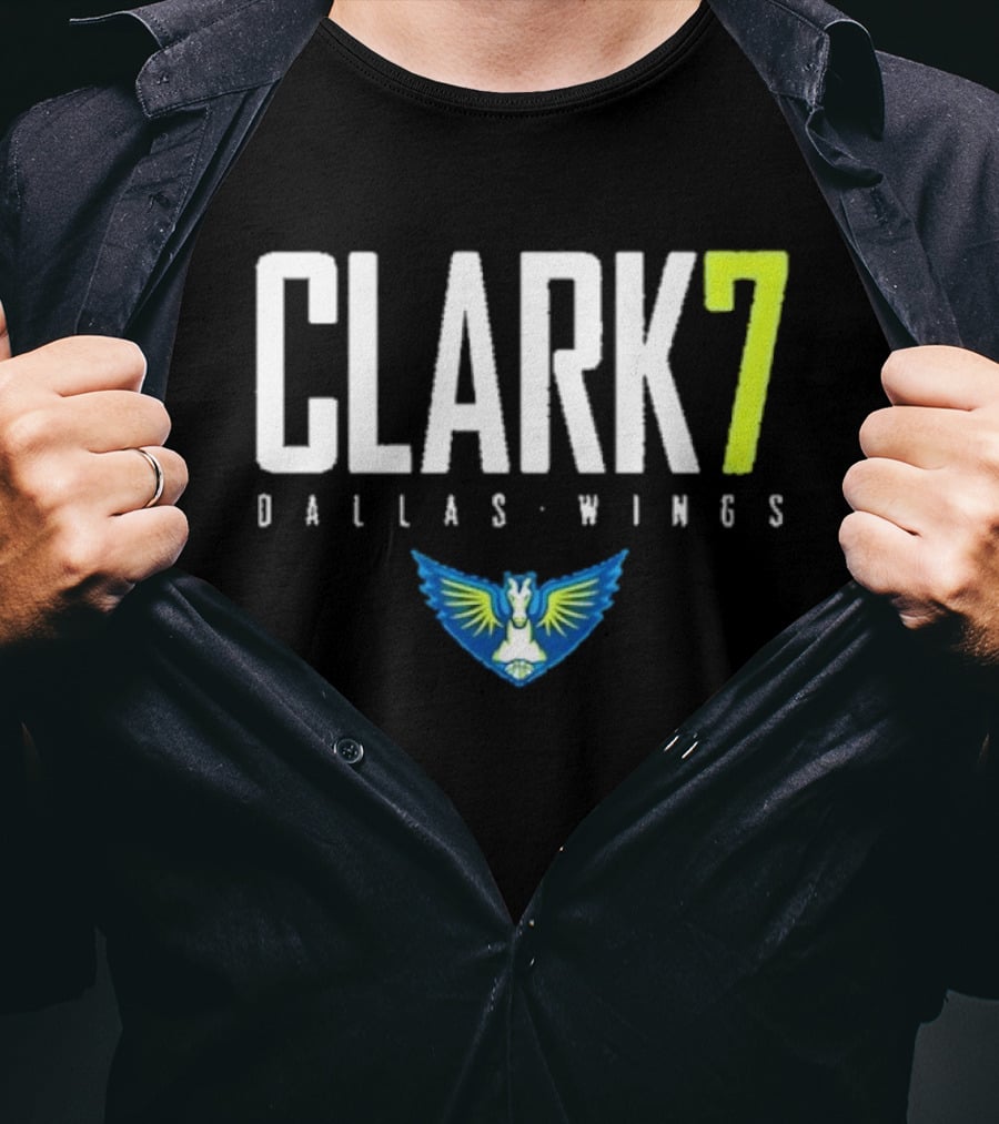 Caitlin Clark 7 Dallas Wings WNBA Basketball T-Shirt
