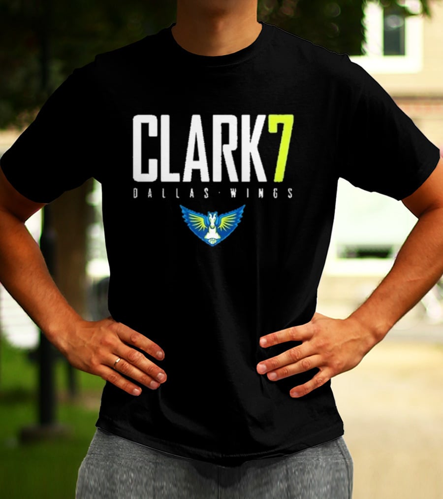 Caitlin Clark 7 Dallas Wings WNBA Basketball T-Shirt