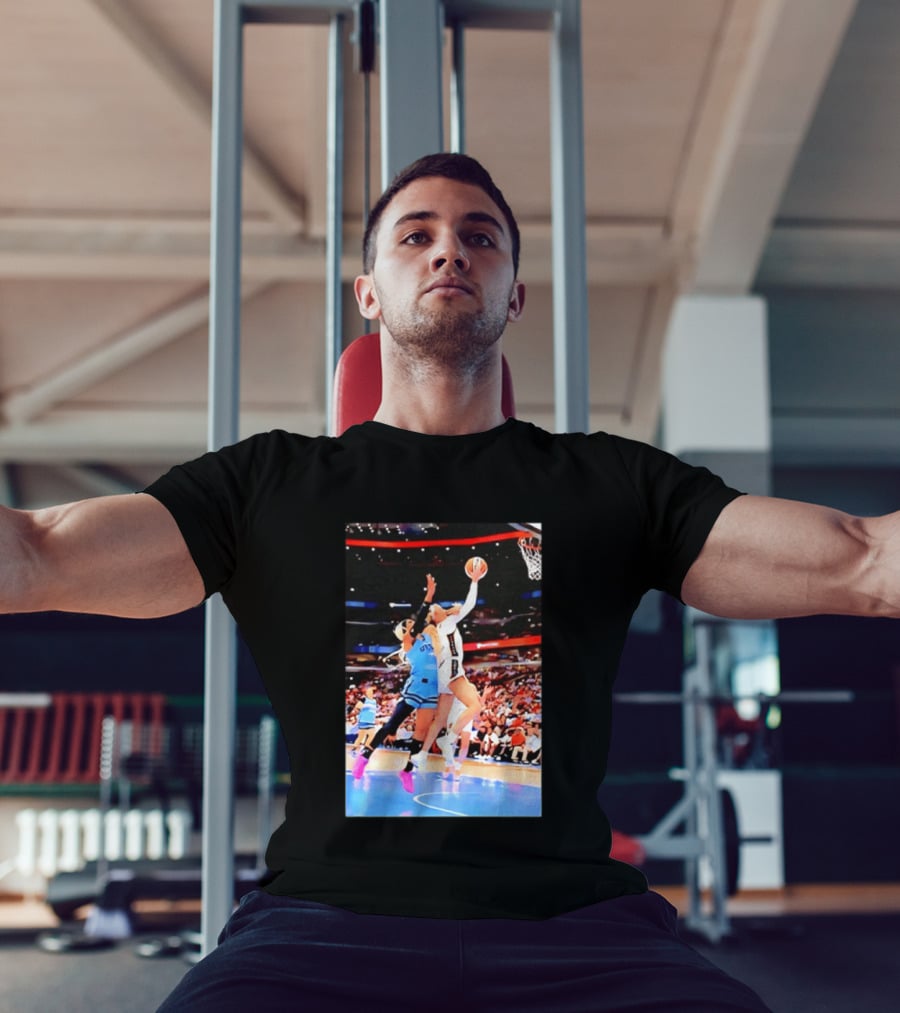 Caitlin Clark Indiana Fever Gameplay Action WNBA Basketball Competition T-Shirt