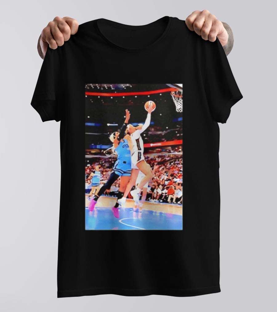 Caitlin Clark Indiana Fever Gameplay Action WNBA Basketball Competition T-Shirt
