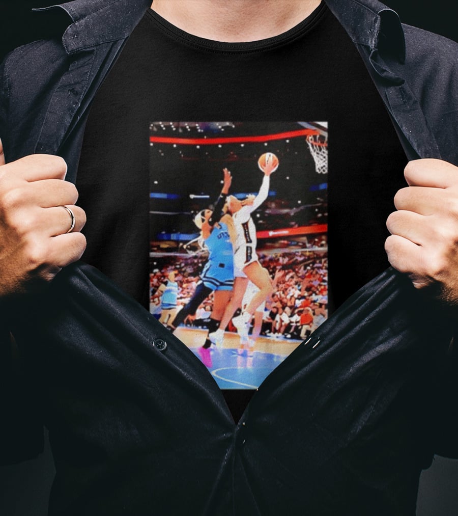 Caitlin Clark Indiana Fever Gameplay Action WNBA Basketball Competition T-Shirt