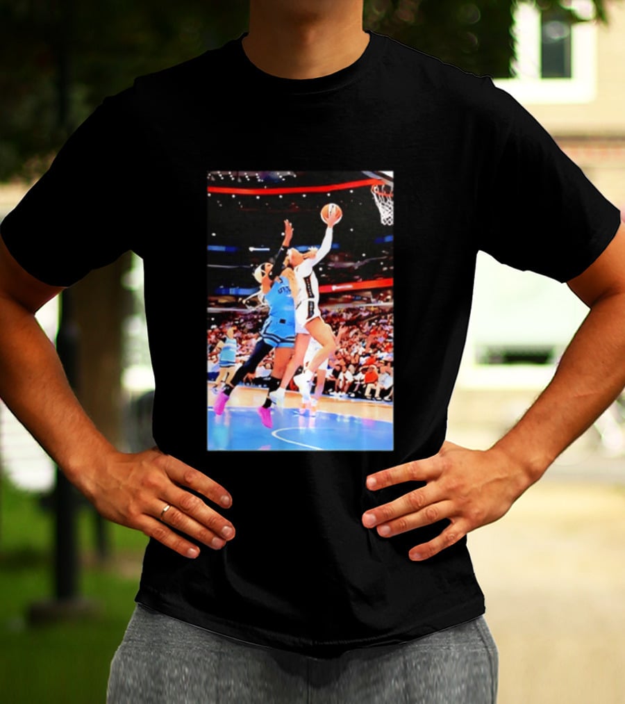 Caitlin Clark Indiana Fever Gameplay Action WNBA Basketball Competition T-Shirt