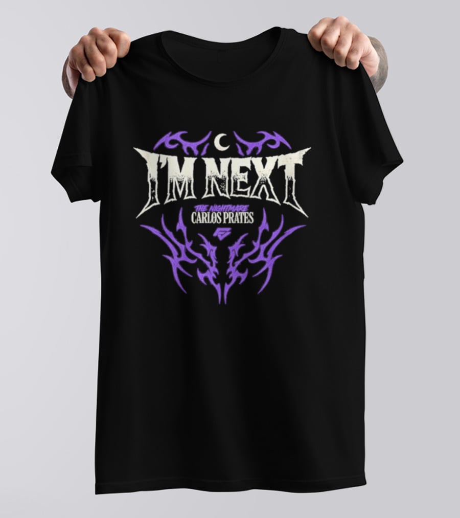 Carlos Prates I'm Next The Nightmare Purple Gothic T-Shirt