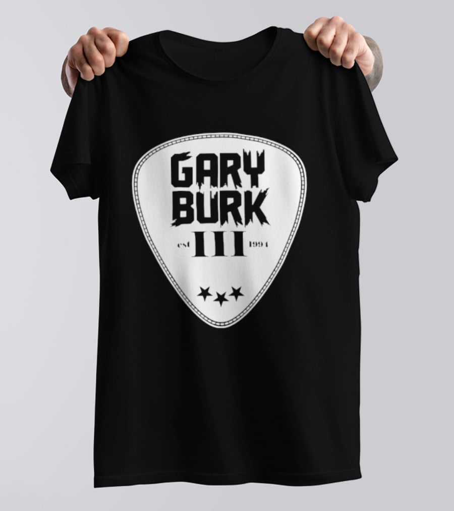 Gary Burk III Est 1994 Guitar Pick Musician Stars T-Shirt