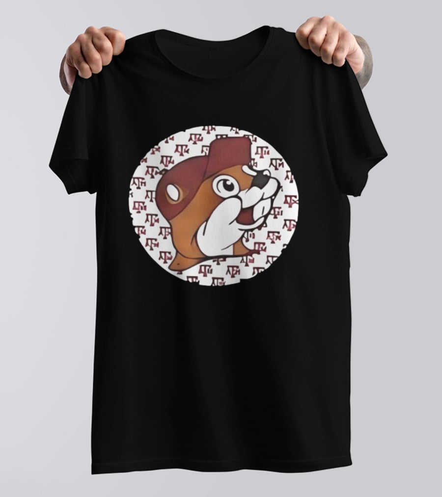 Texas A&M X Buc Ee's Unique TX Football Mashup Two Sided T-Shirt