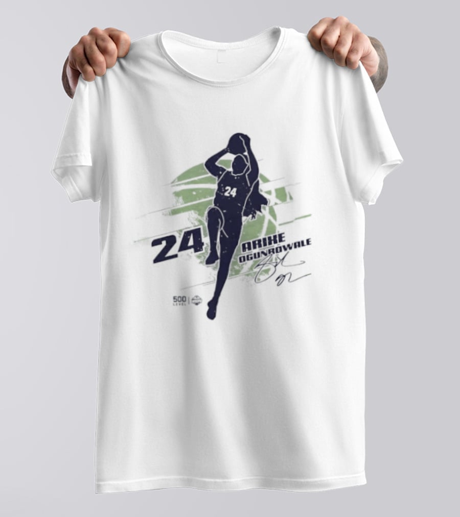 24 Dallas Wings Arike Ogunbowale WNBA Player T-Shirt