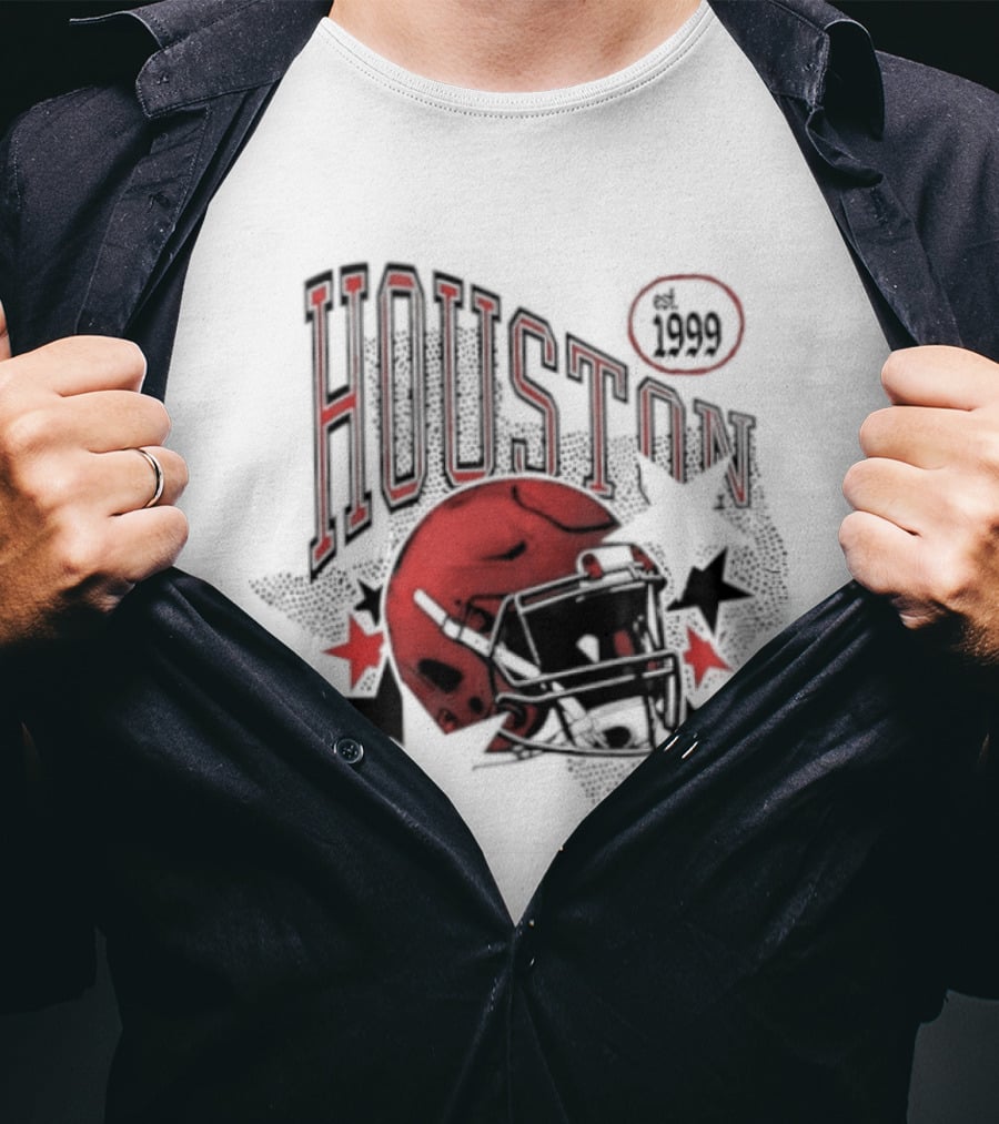 Houston Texans Est 1999 Football Helmet T-Shirt